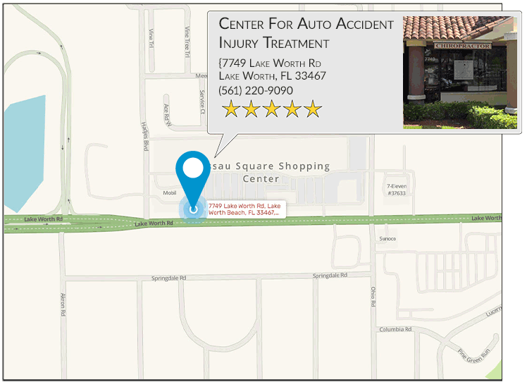 Center For Auto Accident Injury Treatment's location on google map